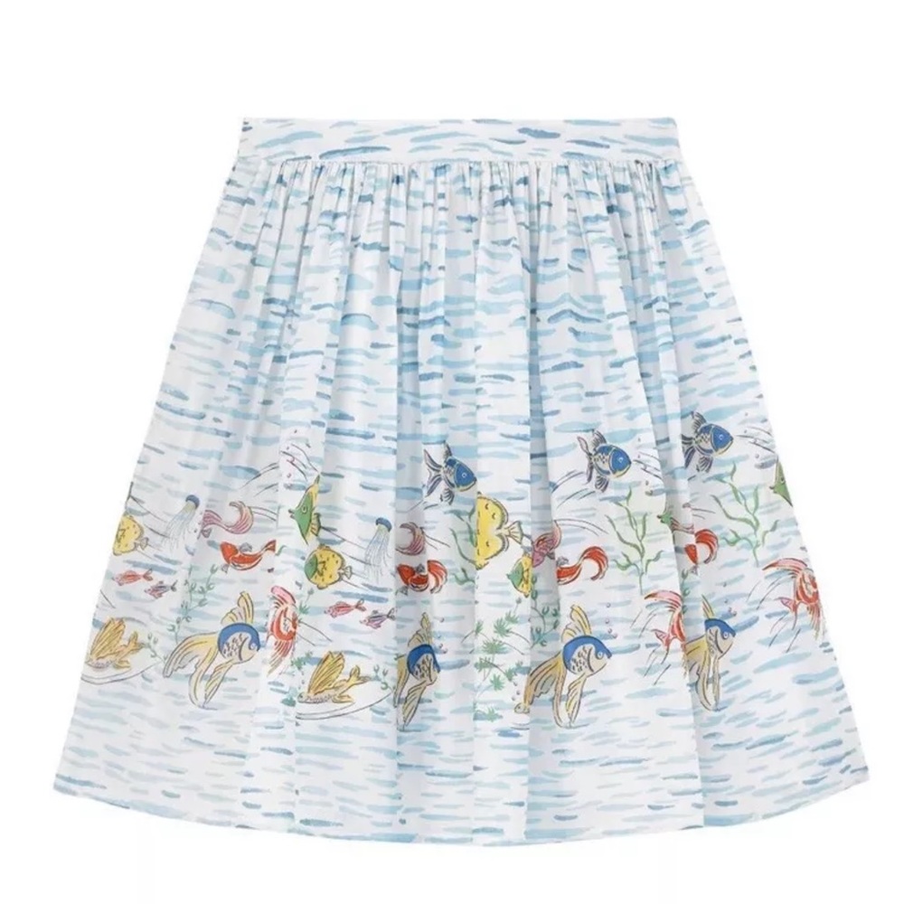 Cath Kidston Ocean Fish Voile Skirt 🐠